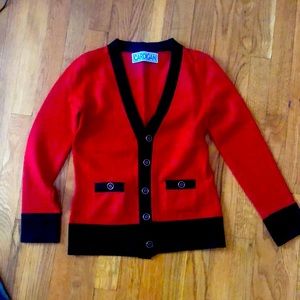 Cardigan knit cardigan